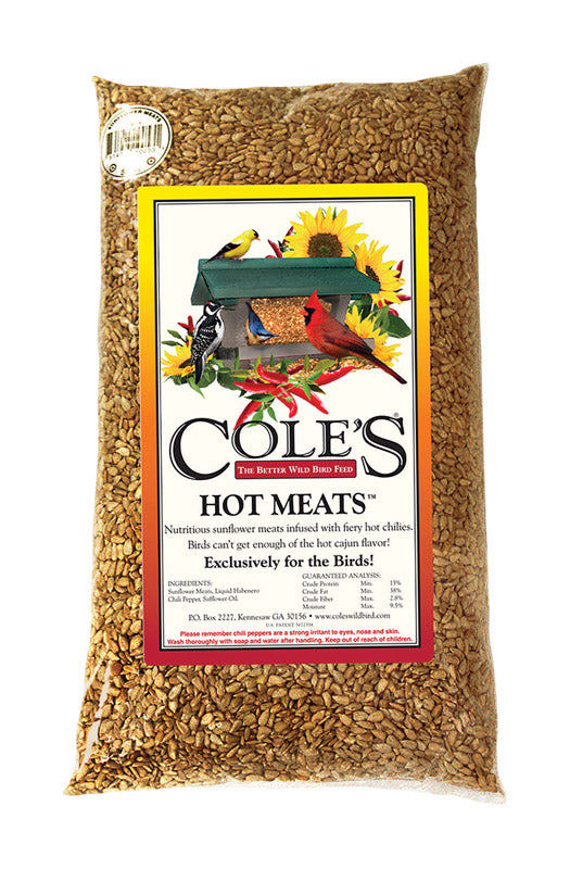 Cole s Hot Meats Assorted Species Sunflower Meats Wild Bird Food 5 lb Hot on Sale