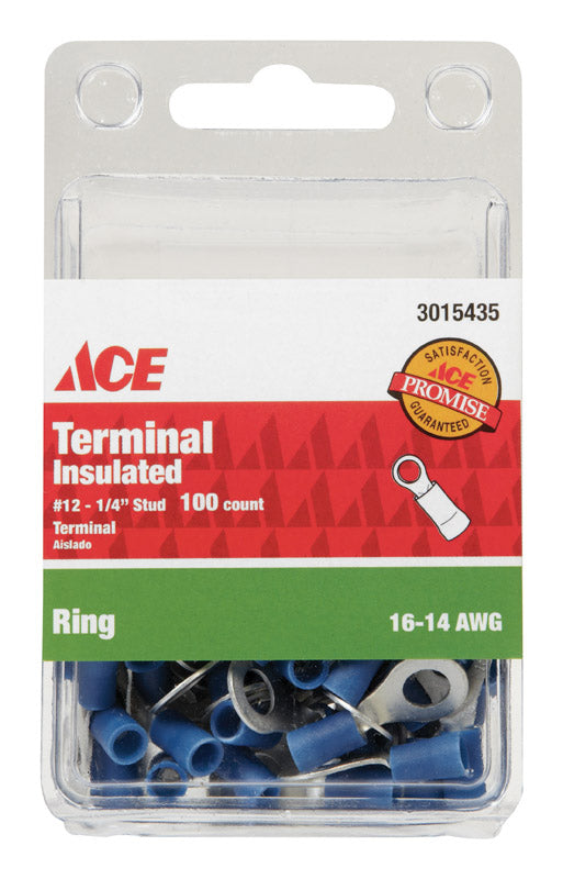 Ace Ring Terminal Blue 100 pk on Sale