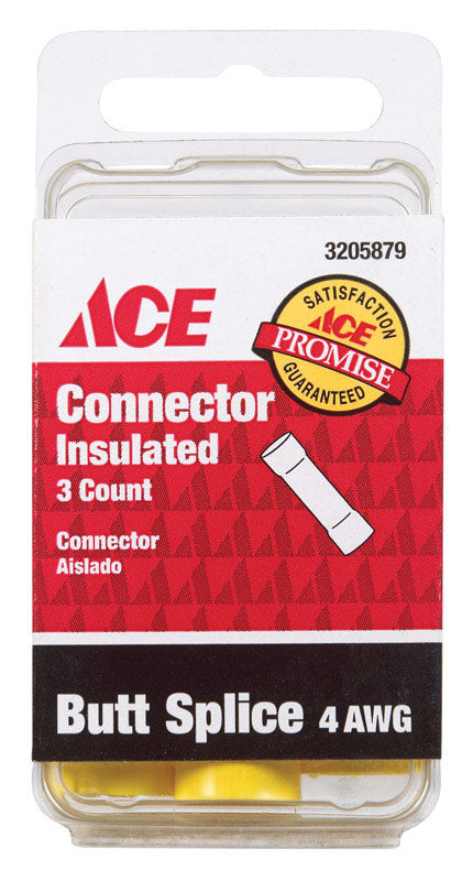 Ace Butt Splice Yellow 3 pk Online