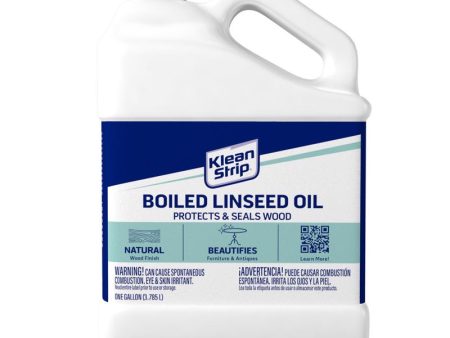 Klean Strip Transparent Clear Oil-Based Linseed Oil Modified Alkyd Boiled Linseed Oil 1 gal For Discount