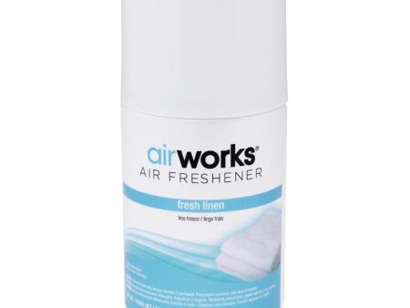 AirWorks Linen Scent Air Freshener 7 oz Aerosol 12 pk Online Hot Sale