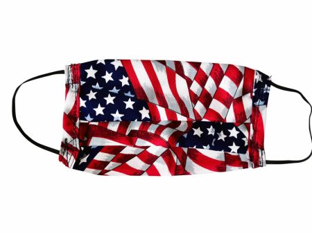 AmeriMask American Flag Face Mask Multicolored 1 pk Sale