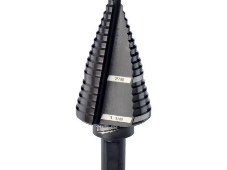 Milwaukee #9 X 6 in. L Step Drill Bit 3-Flat Shank 1 pc Cheap