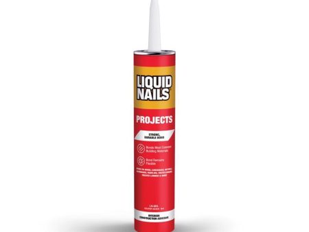 Liquid Nails Interior Projects Acrylic Latex Construction Adhesive 10 oz For Sale