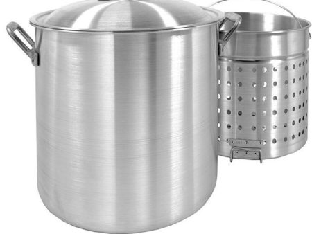 Bayou Classic Aluminum Grill Stockpot with Basket 120 qt 1 pk For Discount