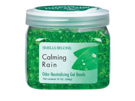 Smells Begone Calming Rain Scent Odor Neutralizer 12 oz Gel Beads Online now