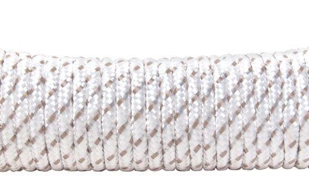 Ace 1 4 in. D X 50 in. L Gray White Diamond Braided Poly Rope Discount