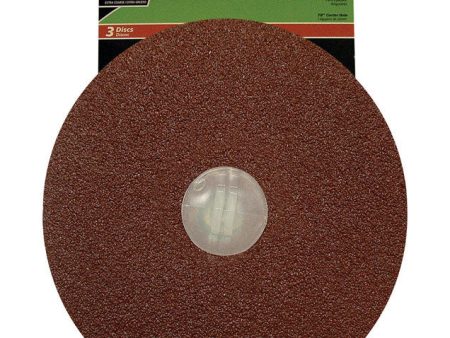 Gator 7 in. Aluminum Oxide Center Mount Fiber Disc 36 Grit Extra Coarse 3 pk Fashion