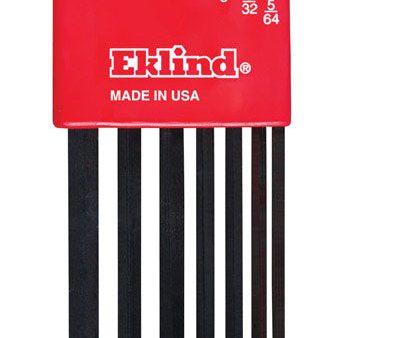 Eklind Hex-L 5 64 to 1 4 in. SAE L-Handle Hex Key Set 7 pc For Discount