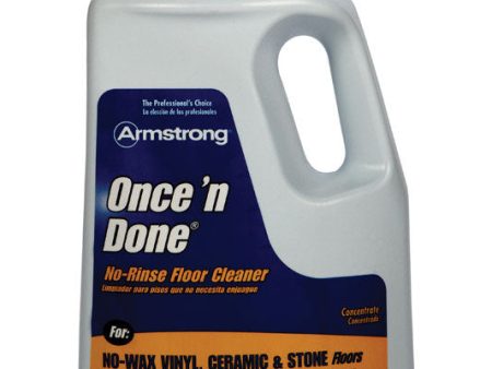 Armstrong Once N Done Citrus Scent Floor Cleaner Liquid 1 gal Cheap