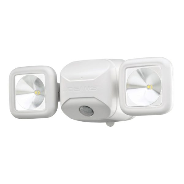 Mr. Beams High Performance Motion-Sensing Battery Powered LED White Security Light - Total Qty: 1 Online Hot Sale