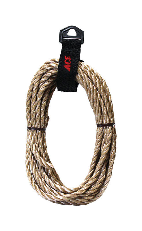 Ace 1 4 in. D X 25 ft. L Brown Twisted Poly Rope Online now