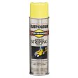 Rust-Oleum Professional Yellow Inverted Striping Paint 18 oz For Cheap