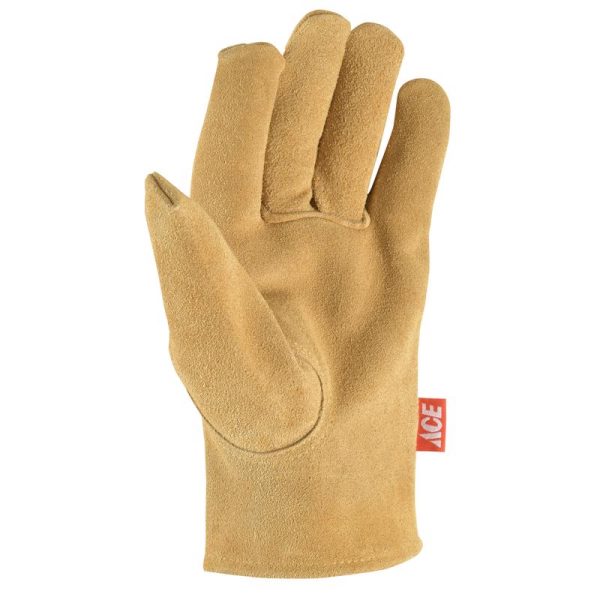 Ace XL Suede Cowhide Driver Tan Gloves For Discount