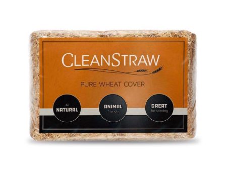 CleanStraw Natural Mulch 2.3 cu ft Supply