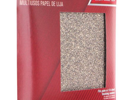 Ace 5-1 2 in. L X 4-1 2 in. W 60 Grit Aluminum Oxide 1 4 Sheet Sandpaper 6 pk For Discount