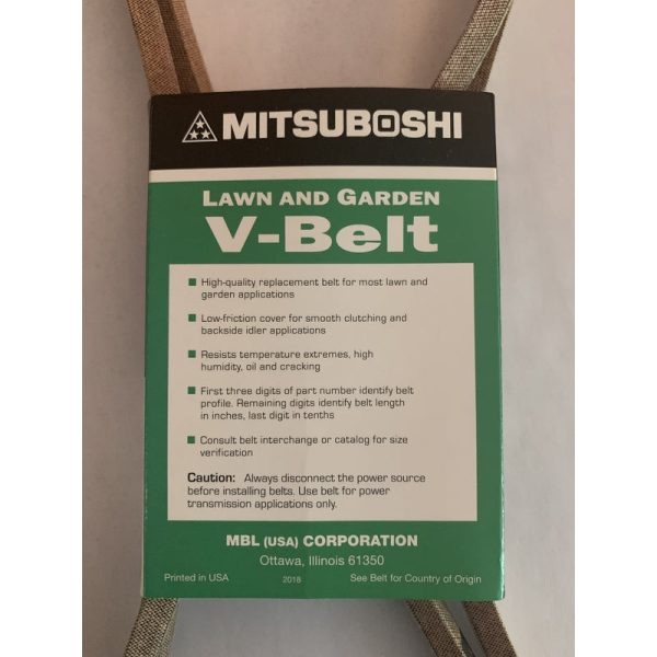 Mitsuboshi Super KB 4LK350 V-Belt 0.5 in. W X 35 in. L For Riding Mowers Discount