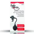 Fabcordz Black Cup Holder Wireless Charger and Phone Holder For All Mobile Devices Hot on Sale