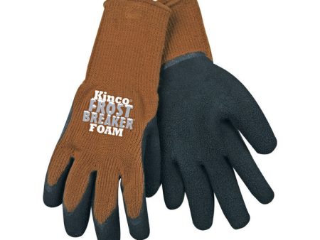 Kinco Men s Indoor Outdoor Cold Weather Work Gloves Brown L 1 pair Sale