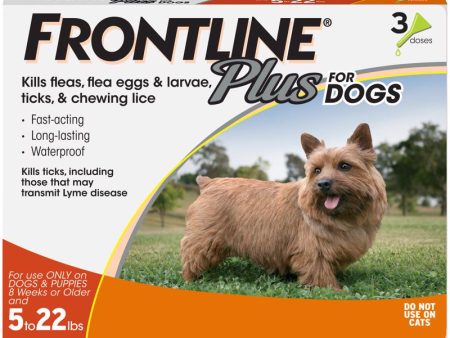 Frontline Plus Liquid Dog Flea and Tick Drops 9.8% Fibronil, 8.8% (S)-methoprene 0.02 oz Cheap