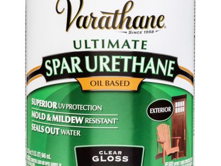 Varathane Ultimate Gloss Clear Oil-Based Spar Urethane 1 qt Discount