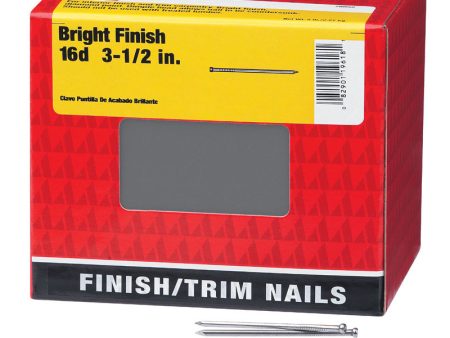 Ace 16D 3-1 2 in. Finishing Bright Steel Nail Countersunk Head 5 lb on Sale