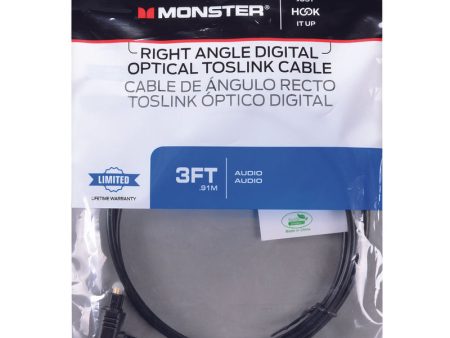 Monster Just Hook It Up 3 ft. L Digital Optical Toslink Cable Digital Optical Online