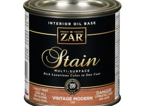 ZAR Semi-Transparent Vintage Modern Oil-Based Polyurethane Wood Stain 0.5 pt Supply