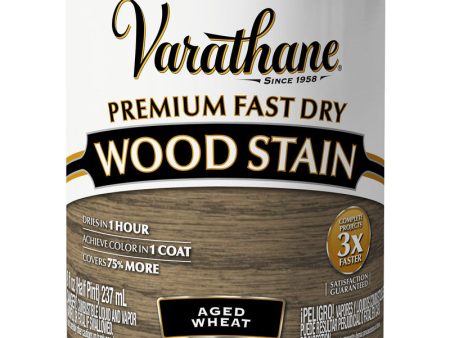 Varathane Premium Aged Wheat Oil-Based Urethane Modified Alkyd Fast Dry Wood Stain 0.5 pt Hot on Sale