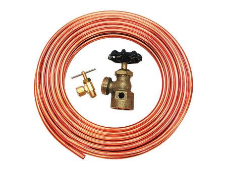 Dial 1 4 in. H X 1 4 in. W Orange Rubber Copper Tube Hook-Up Kit Online Sale