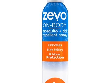 Zevo On-Body Aerosol Spray Insect Repellent Liquid For Mosquitoes Ticks 6 oz Online