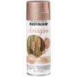 Rust-Oleum Imagine Glitter Rose Gold Spray Paint 10.25 oz Online Sale