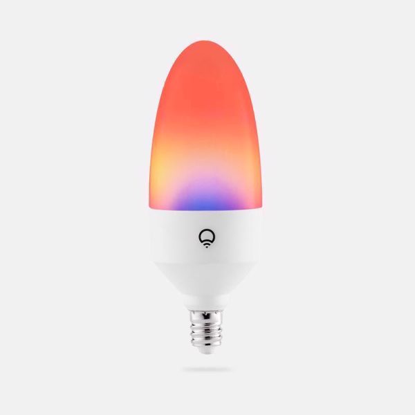 LIFX Smart Home B11 E12 (Candelabra) Smart-Enabled LED Bulb Color Changing 25 Watt Equivalence 1 pk Online Hot Sale