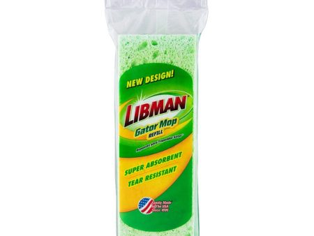 Libman Gator 9 in. Wet Cellulose Mop Refill 1 pk Online