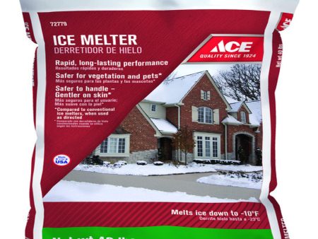 Ace Magnesium Chloride MG-104 Sodium Chloride Pet Friendly Granule Ice Melt 40 lb Discount