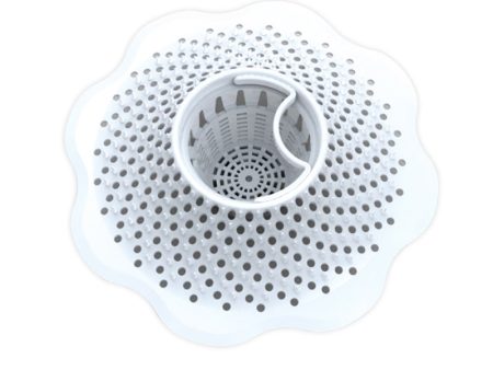 Ace White Plastic Hair Snare Drain Cover Online