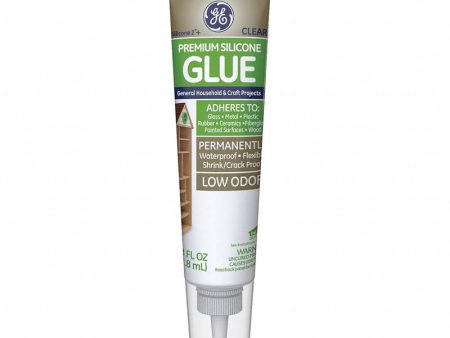 GE Silicone 2 Medium Strength Silicone Glue 2.8 oz For Discount