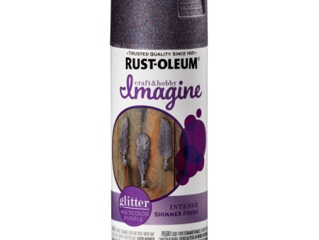 Rust-Oleum Imagine Glitter Purple Spray Paint 10.25 oz Cheap