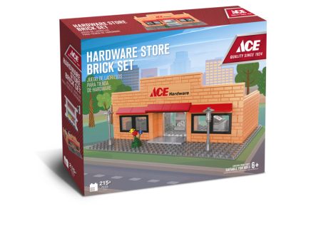 Ace Hardware Store Brick Set ABS Polypropylene 215 pc Hot on Sale