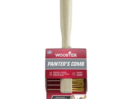 Wooster Beige Stainless Steel Brush and Roller Cleaning Tool For Discount