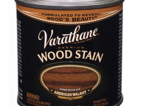 Varathane Premium Semi-Transparent American Walnut Oil-Based Urethane Modified Alkyd Wood Stain 0.5 Online now