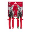 Milwaukee 10 in. Forged Alloy Steel Offset Aviation Snips Set 22 Ga. 2 pk Cheap