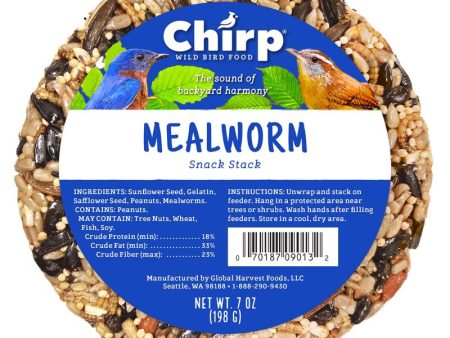 Chirp Wild Bird Mealworm Wild Bird Food 7 oz on Sale