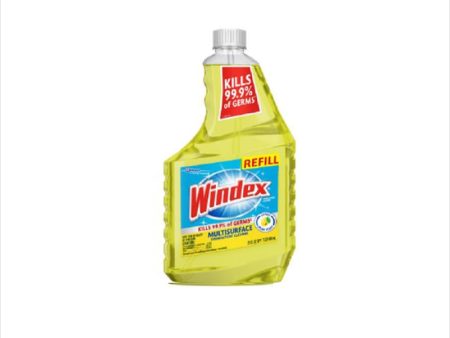 Windex Citrus Scent Multi-Surface Cleaner Refill 26 oz Liquid Supply