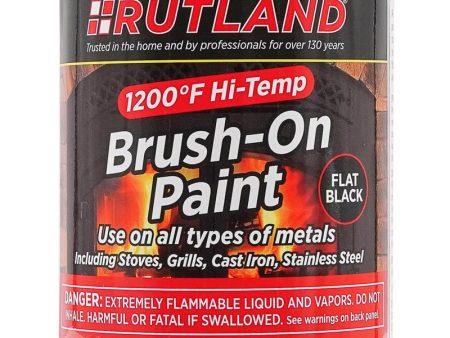 Rutland Black High Heat Paint 16 oz Hot on Sale