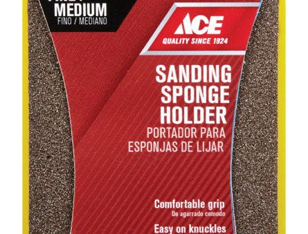 Ace 5 in. L X 3 in. W 120 Grit Fine Block Sanding Sponge Supply