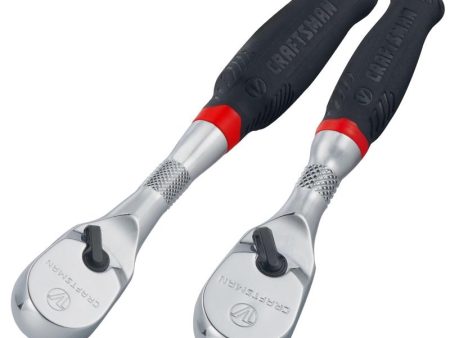 Craftsman V-Series 1 4 and 3 8 in. drive Comfort Grip Ratchet Set Online Hot Sale